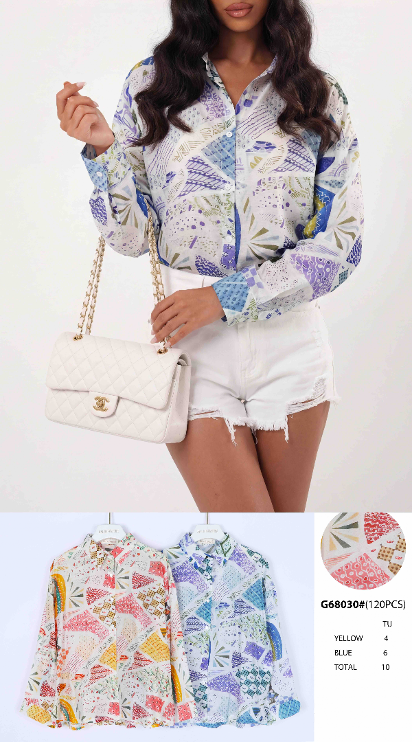 Koszule damska (Francja produkt) Roz Standard, Mix Kolor .Paczka 10 szt 1